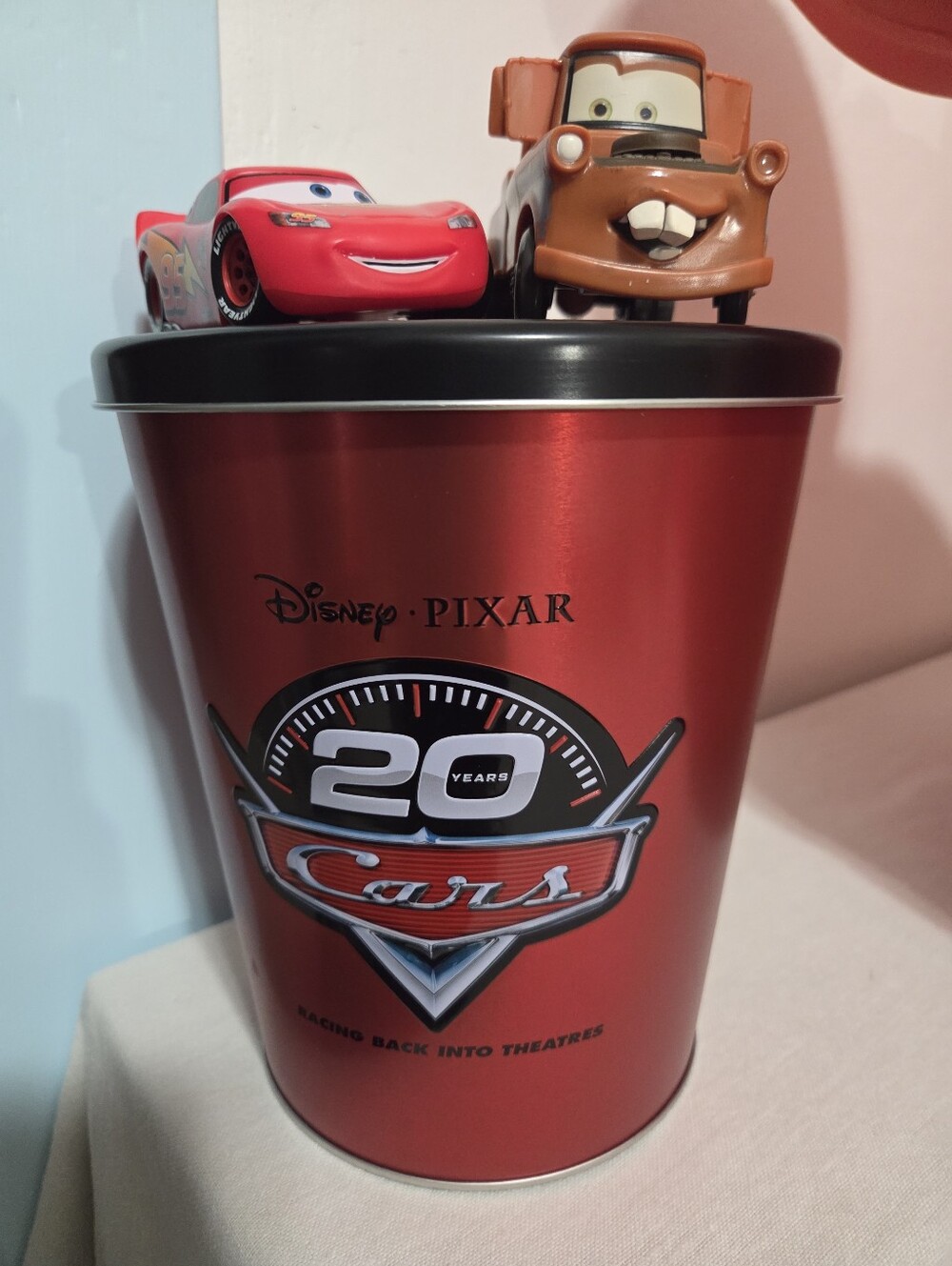 Cars Red Popcorn Tin - 20 Years Collector Edition